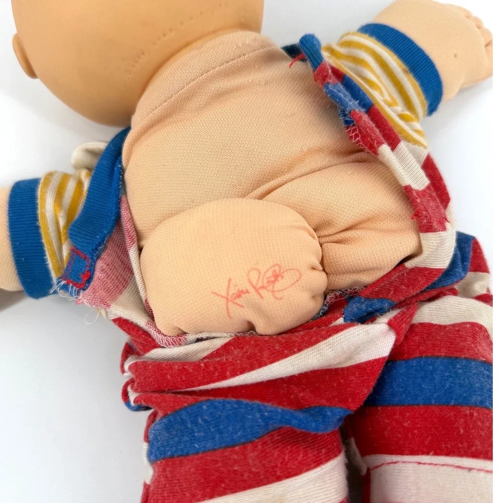 Vintage 1986 Cabbage Patch Kids Doll Hasbro S.S. Cabbage Nautical Outfit Blonde
